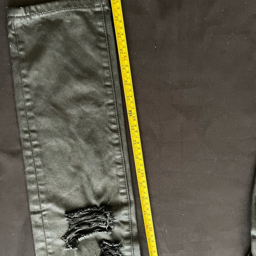 Dope Men’s Black Stredded Skinny Butterfly Skinny Jeans Size 30 - Picture 13 of 16